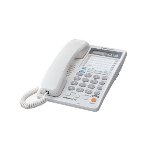 Panasonic KXTS-2378 White Two Line Speaker & Display Corded Telephone